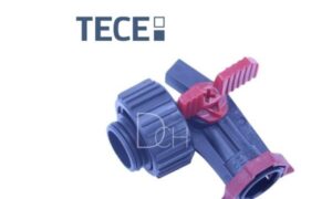 Zawór kulowy trójdrogowy odcinający M30 z zawleczką, typ 2 TECE 9820492