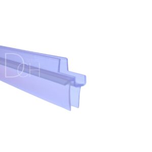 Uszczelka pozioma prosta SanSwiss na drzwi do szkła 6 mm x 1000 mm
