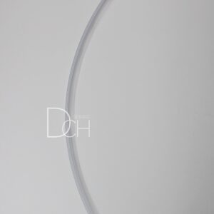 Uszczelka pozioma (dolna) półokrągła do drzwi do szkła 6 mm Roth