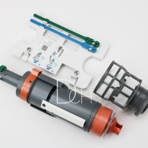 Zawór spustowy JOMO SLK 2.0 z koszem, osłoną przeciwbryzgową i popychaczami