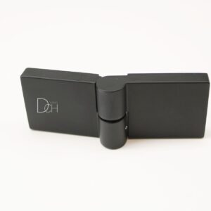 Zawiasy  SanSwiss szkło-szkło  do szkła 6 mm czarne prawe komplet 2 szt (4 kostki)