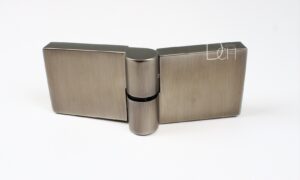 Zawias  SanSwiss szkło-szkło  do szkła 6 mm gun metal lewy 1 szt (2 kostki)