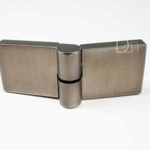 Zawiasy  SanSwiss szkło-szkło  do szkła 6 mm gun metal prawe komplet 2 szt (4 kostki)