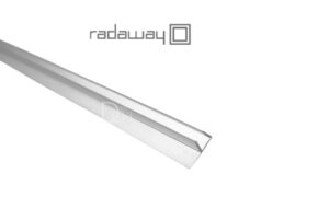 Uszczelka pionowa do szkła 6 mm z piórem do ścianki stałej drzwi 007-106090700 Radaway