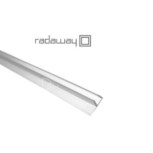 Uszczelka pionowa do szkła 6 mm z piórem do ścianki stałej drzwi 007-106090700 Radaway