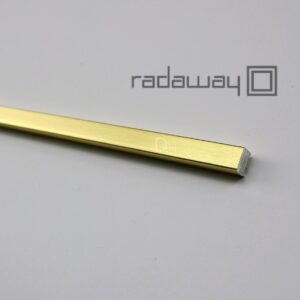 Listwa progowa 8 x 8 mm złoto szczotkowane Radaway 001-326100099