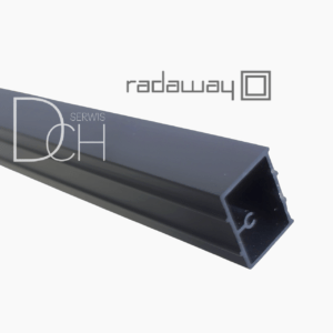 Profil poszerzający +20 mm pod ściankę/zawias Nes 6 Radaway P01-276200054 black