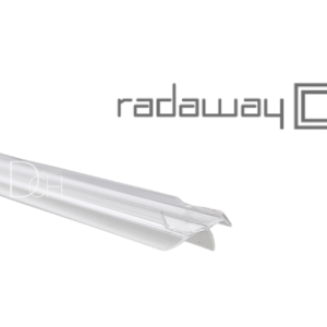 Uszczelka pozioma lewa 45° na drzwi przesuwne do szkła 8 mm IDEA 8 KDD Radaway