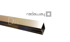 NES profil poszerzający +20 mm pod ściankę/zawias 2000 mm Radaway szczotkowany nikiel P01-276200091