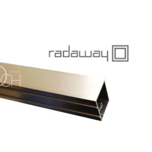 NES profil poszerzający +20 mm pod ściankę/zawias 2000 mm Radaway szczotkowany nikiel P01-276200091