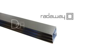 NES profil poszerzający +20 mm pod ściankę/zawias 2000 mm Radaway szczotkowany gun metal P01-276200092