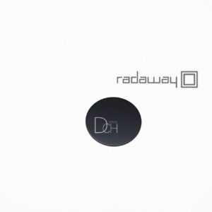 Zaślepka okrągła zawiasu/klamry czarna fi 27,6 mm Radaway 004-010000454