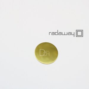 Zaślepka okrągła zawiasu/klamry złota fi 27,6 mm Radaway 004-010000409