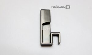 Łącznik listwy progowej prawy Essenza  KDJ DWJ 8 mm szczotkowany gun metal Radaway 003-007003792