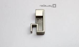 Narożnik listwy progowej KDJ Essenza 6 mm  prawy  szczotkowany nikiel Radaway 003-007004391