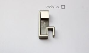 Narożnik listwy progowej KDJ Essenza 6 mm lewy  szczotkowany nikiel Radaway 003-007004291