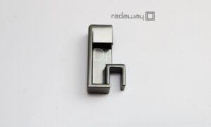 Narożnik listwy progowej KDJ Essenza 6 mm lewy  szczotkowany gun metal Radaway 003-007004292