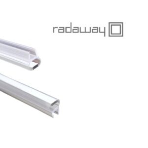 Uszczelki pionowe magnetyczne 180° na drzwi do szkła 6 mm  NES Radaway 009-106400700 009-106400800 kpl 2 szt