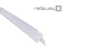 Uszczelka pozioma na drzwi uniwersalna (lewa/prawa) 180° do szkła 6 mm EOS  Radaway 007-106408300