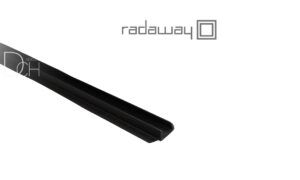 Uszczelka pionowa Black na ściankę stałą do szkła 8 mm Furo Radaway 007-108902454