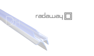 Uszczelka pozioma na drzwi do szkła 6 mm 45° uniwersalna (lewa/prawa) NES Radaway 007-106409100