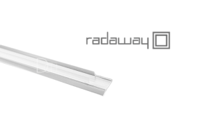 Uszczelka pozioma dolna na drzwi do szkła 8 mm przejrzysta (lewa/prawa) FURO Radaway 007-108902700