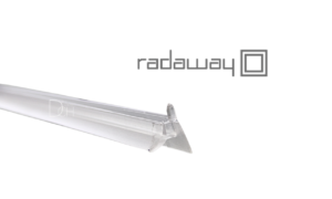 Uszczelka pozioma dolna na drzwi 8 mm prawa z piórem 45° ESSENZA ESSENZA PRO EUPHORIA Radaway 007-108100200