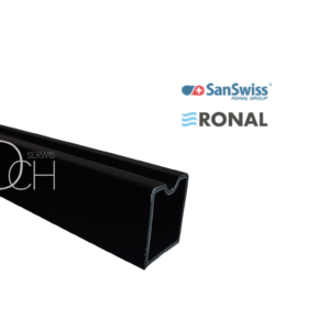 Profil poszerzający ściankę boczną+25 mm SOLT1 SOLT2 Annea Solino Ronal Sanswis ACA1 czarny h-2000 mm