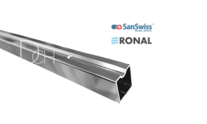 Profil poszerzający ściankę boczną/drzwi +25 mm chrom Annea Solino Ronal Sanswiss ACA1