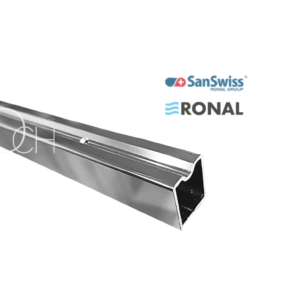 Profil poszerzający ściankę boczną/drzwi +25 mm chrom Annea Solino Ronal Sanswiss ACA1