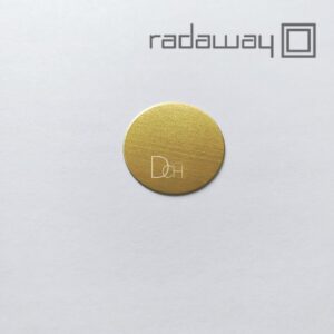 Zaślepka okrągła zawiasu/klamry złoto szczotkowane fi 27,6 mm Radaway 004-010000499