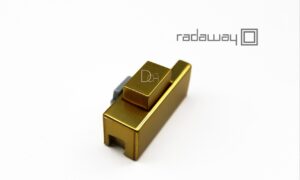 Suwak Idea typ 3 prawy złoto szczotkowane 6 mm Radaway 008-100003099