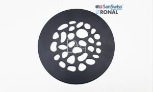 Pokrywa syfonu do brodzika serii AIR dwustronna antracyt/stal Ronal Sanswiss