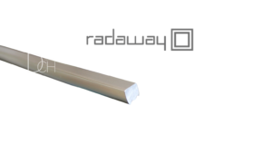 Listwa progowa 8 x 8 mm EU 1000 mm szczotkowany nikiel Radaway 001-326100091