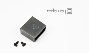 Uchwyt wspornika do ściany EU szczotkowany gun metal Radaway 004-500000992
