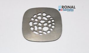 Pokrywa syfonu do brodzika serii AIR S dwustronna antracyt/stal Ronal Sanswiss
